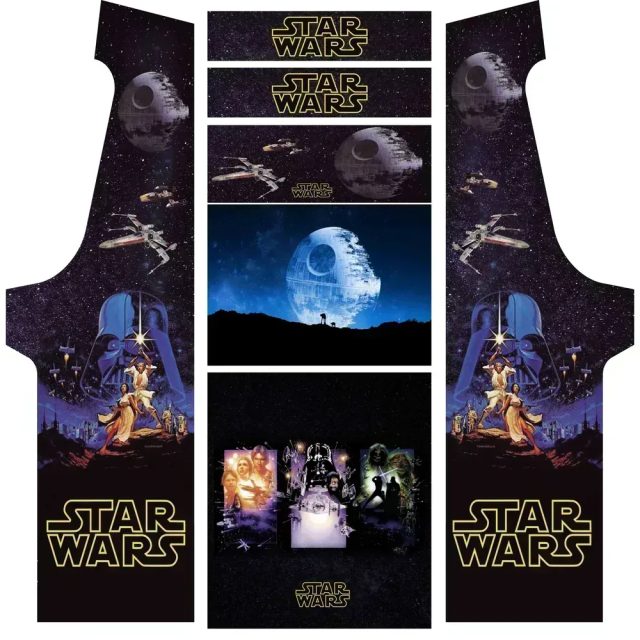 Diseño star wars pelicula