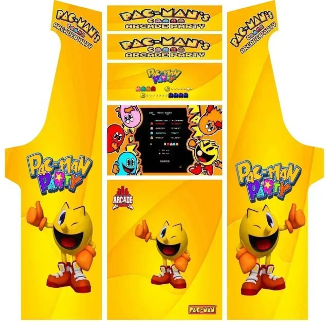 Diseño pac man amarillo