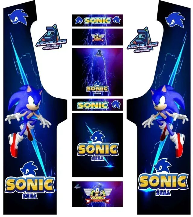 Diseño telon sonic promocional