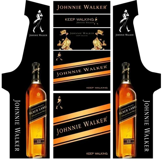 Diseño jhonnie walker negra