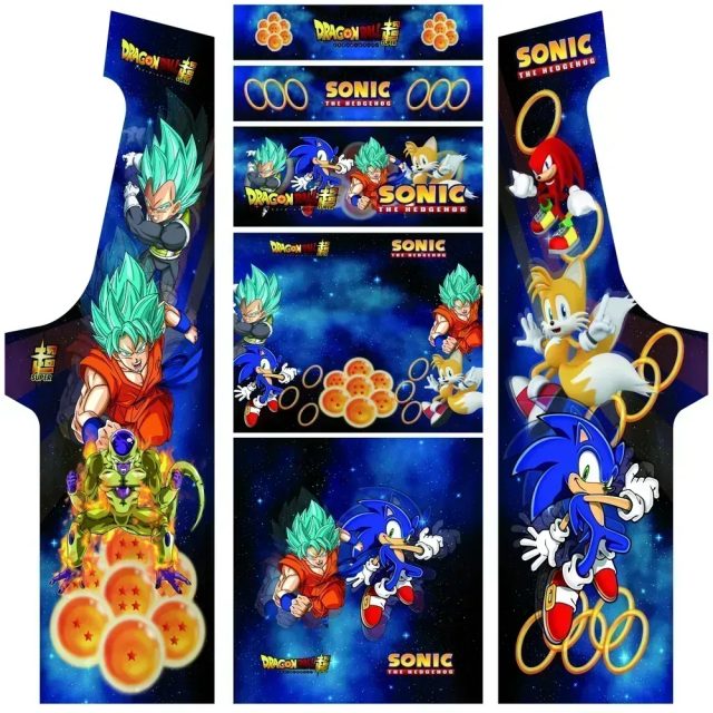 Diseño dbz vs sonic