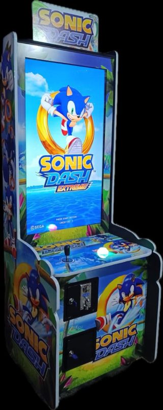 Máquina Arcade Vertical Premium - Edición Oficial Sonic Dash